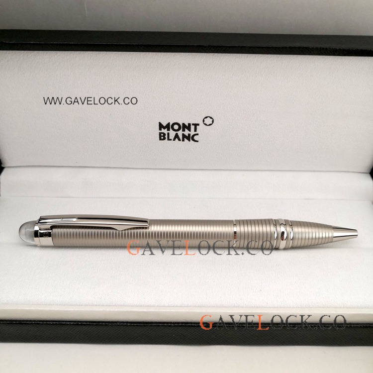 AAA Copy Mont Blanc Ballpoint Pen Starwalker Doue Gray Pen